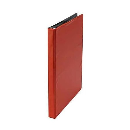 Universal Universal Suede Finish Vinyl Round Ring Binder, 1/2" Capacity, Red UNV30403***